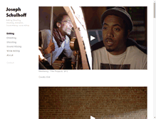 Tablet Screenshot of josephschulhoff.com